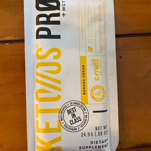 KETO\\OS PRO +MCT Banana Cream & Dark Chocolate